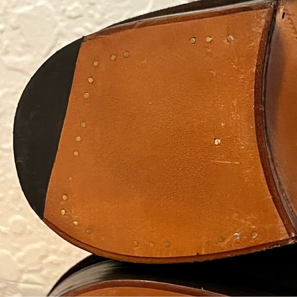 NWOT: Ralph Lauren Purple Label Edward Green Brown Suede Cap Toe Oxfords Sz 12.5 - Picture 11 of 15